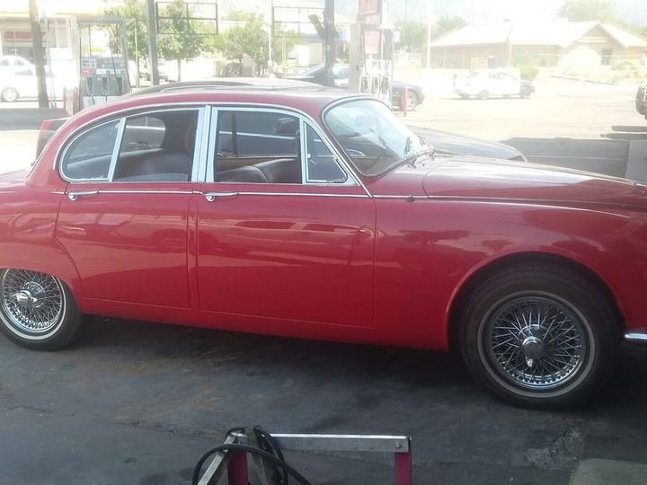 Restored classic sedan